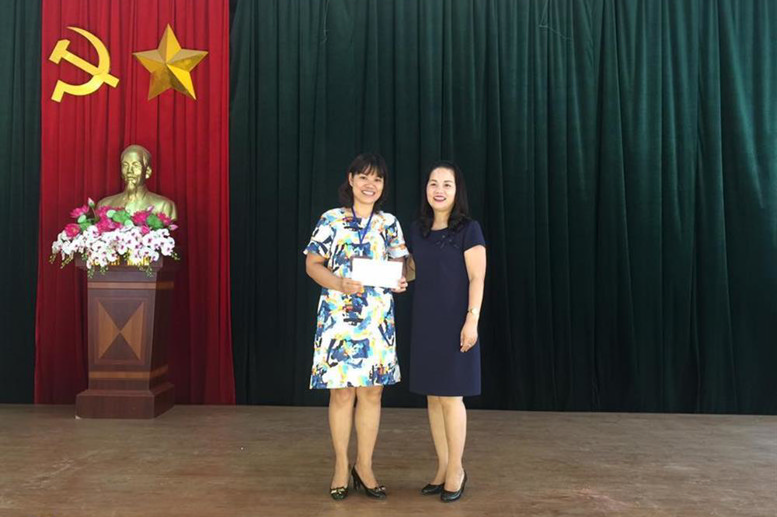 Giải Nhất - Hội thi GVDG cấp cơ sở: Cô giáo Hoàng Thị Hảo