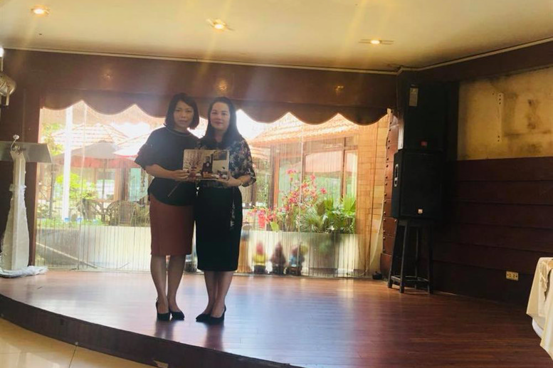 Cô giáo Phó Hiệu trưởng Đào Thanh Xuân - người kề vai sát cánh cùng cô giáo Hiệu trưởng Hoàng Thị Bích Nga