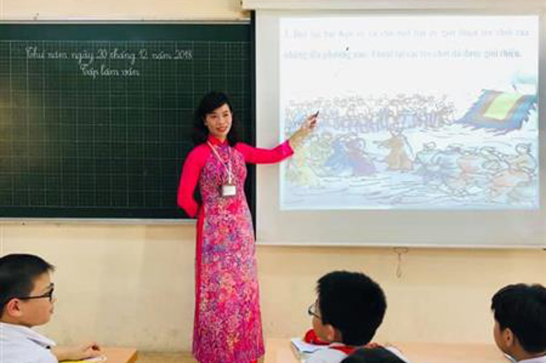 Cô giáo Nguyễn Kim Toàn - Lớp 4A2