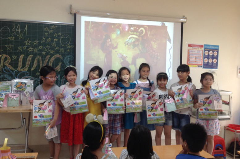 Không khí Tết Trung thu của các con học sinh lớp 3A1