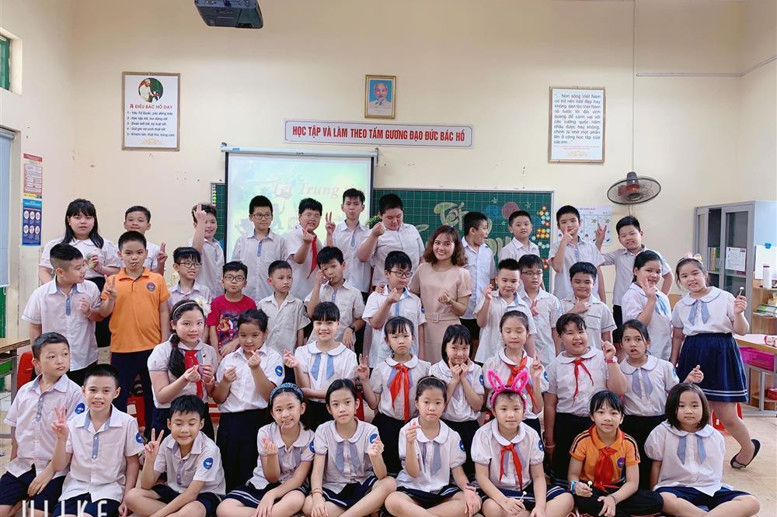 Không khí Tết Trung thu của các con học sinh lớp 4A5