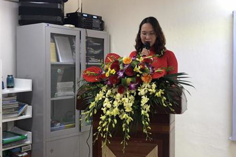 Đ/c Đinh Thanh Loan - Trưởng ban Thanh tra nhân dân 