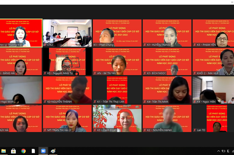 Hội đồng trường Tiểu học Lý Thường Kiệt tham dự Lễ phát động