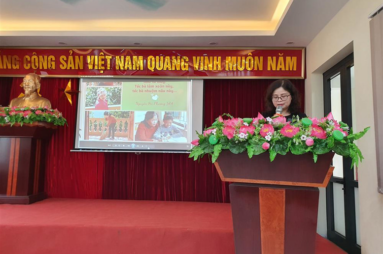 Cô giáo Bí thư Chi Bộ, Hiệu trưởng Lê Thị Thanh Thủy tổng kết Hội thi