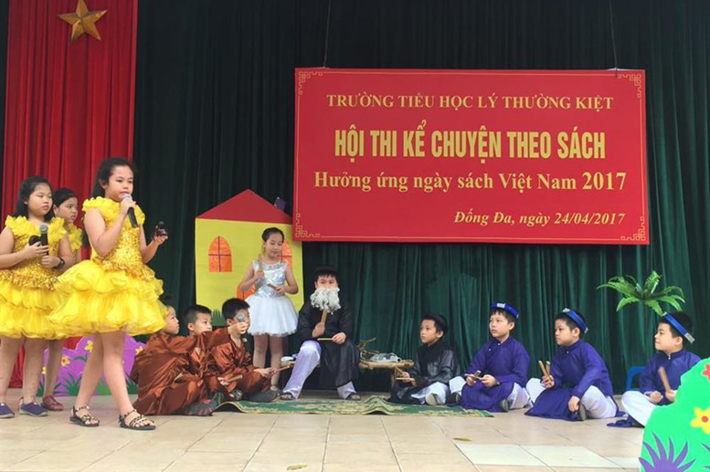Phần thi kể chuyện cuả khối 4